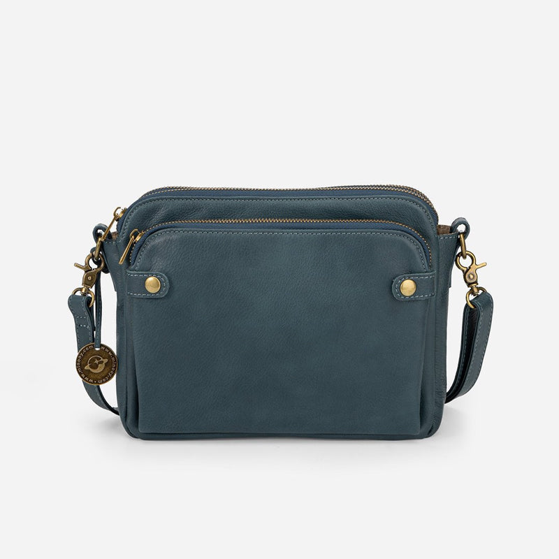 Damen Umhängetasche aus dreilagigem Leder | Brehn