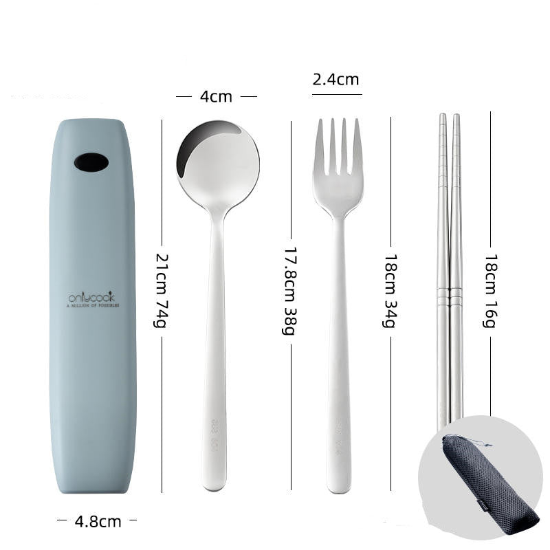 Brehn | Tragbares Besteckset mit UV-Desinfektion zur Abtötung von Bakterien