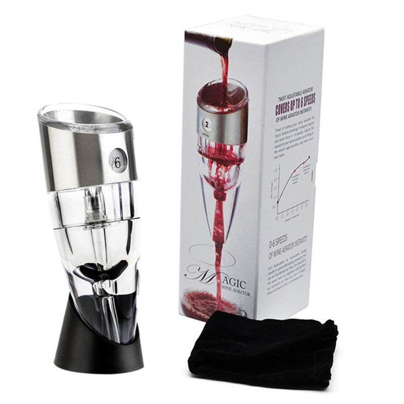 Brehn | Verstellbarer tragbarer Weinausgießer, für Zuhause, Party, Familie, Weihnachten