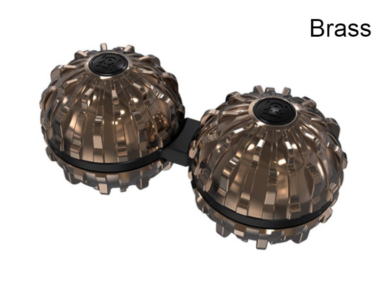 Brehn | Tragbarer Anti-Stress Körpermassager Ball, aus Zinklegierung Material, für Erwachsene und Kinder