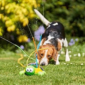 Brehn | Aqua Turtle Sprinkler | Garten Spaß für Kinder und Haustiere