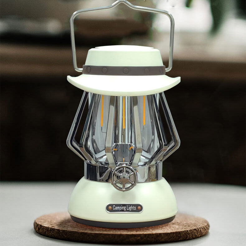 Moderne Tragbare Metalltextur Camping LED Außenbeleuchtung | Brehn