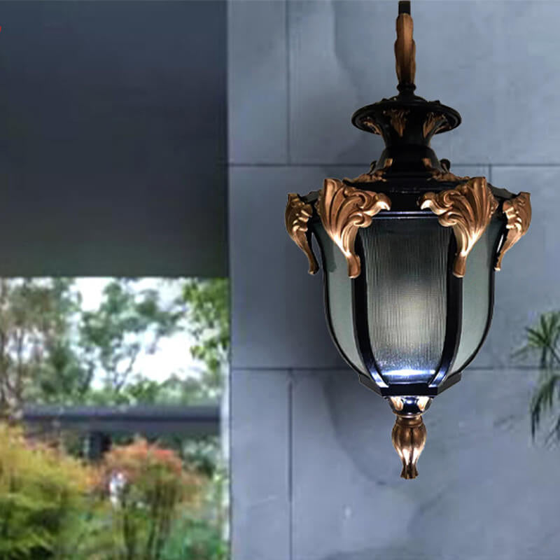 Europäisches Retro-Laternen-Glas Außen wasserdicht 1-Licht Wandleuchte Lamp | Brehn