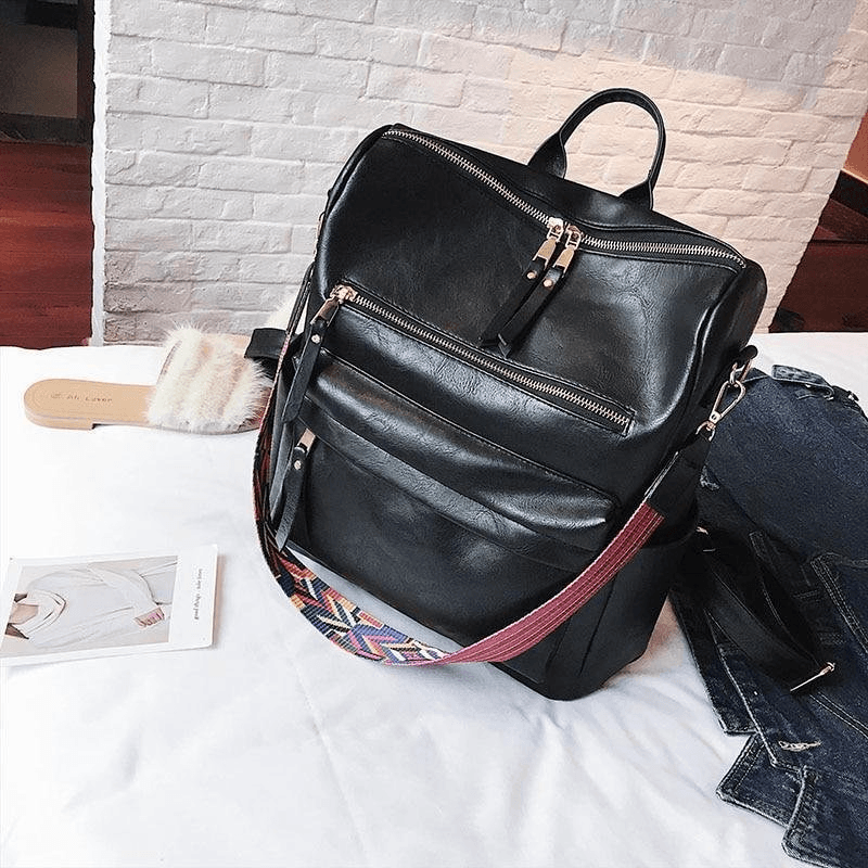 Brehn | Vintage PU-Leder Rucksack