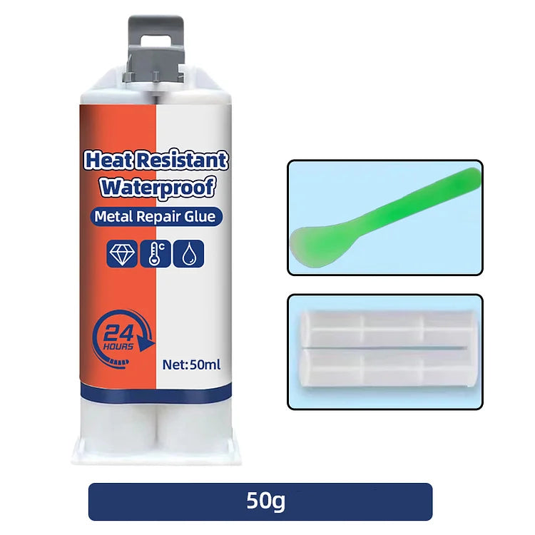 Hitzebeständiger, wasserfester Metallreparaturkleber