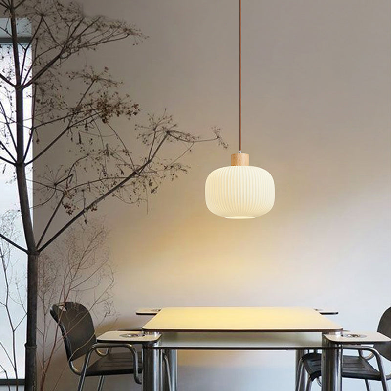 Brehn | VintageLight - Stilvolle Holz- und Glas-Pendelleuchte