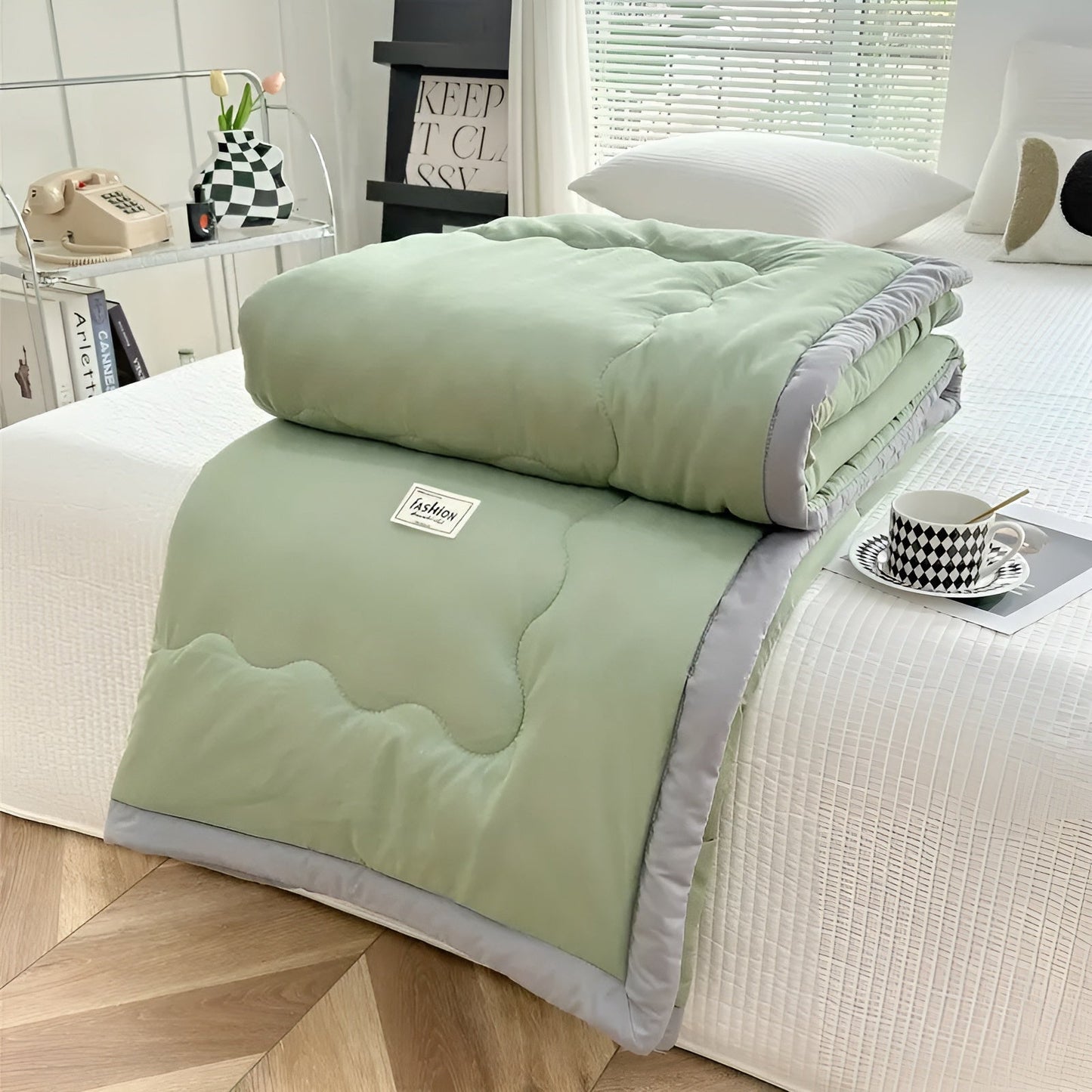 Leichte Sommerdecke – atmungsaktiv & vielseitig | Für Sofa, Bett & Reisen