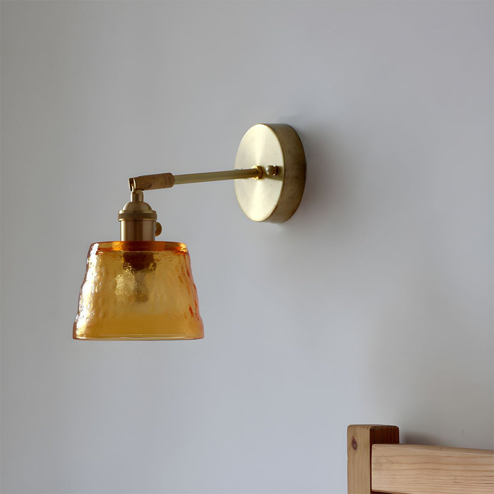Moderne verstellbare Glas-Wandleuchte | Brehn