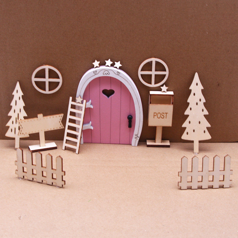 Miniatur-Feentür-Set für Puppenhäuser