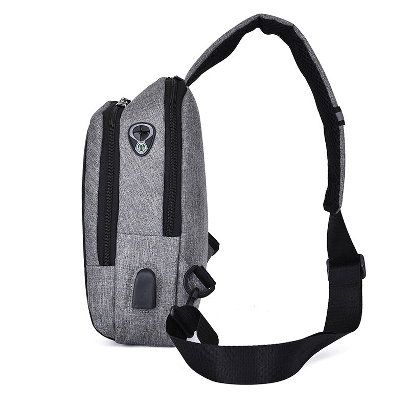 Sling-Style Multi-Compartment Rucksack Brehn