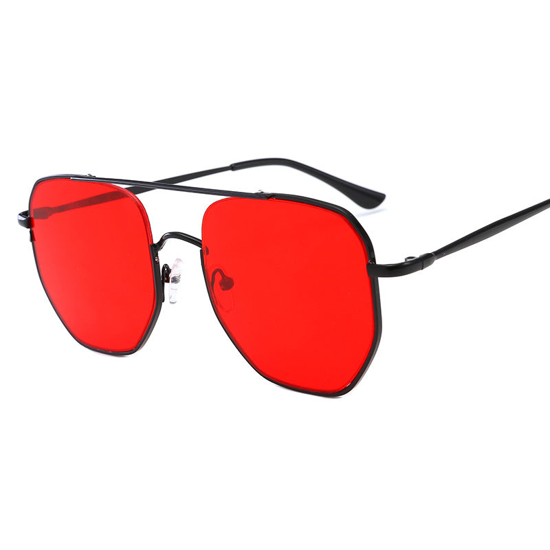 Damen moderne geometrische Sonnenbrille Brehn