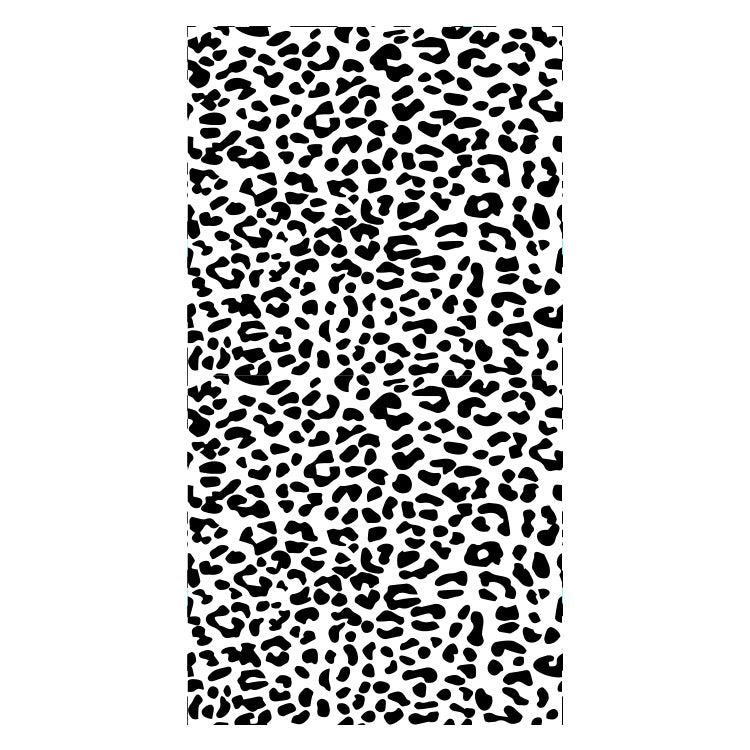 Strandtuch mit auffälligem Leopardenmotiv und bunten Akzenten Brehn