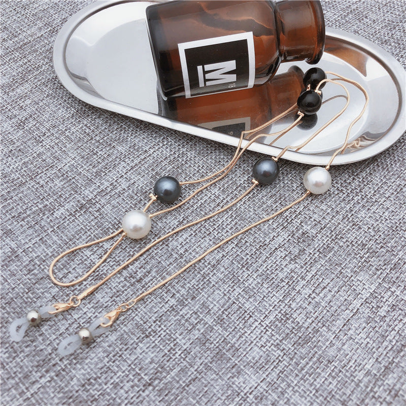 Elegante Perlenakzent Eyewear Kette Brehn
