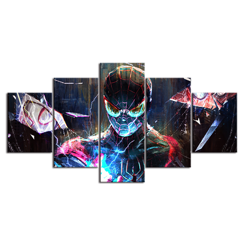 5 Stück Korrupted Hero - Leinwand Wandkunst Malerei