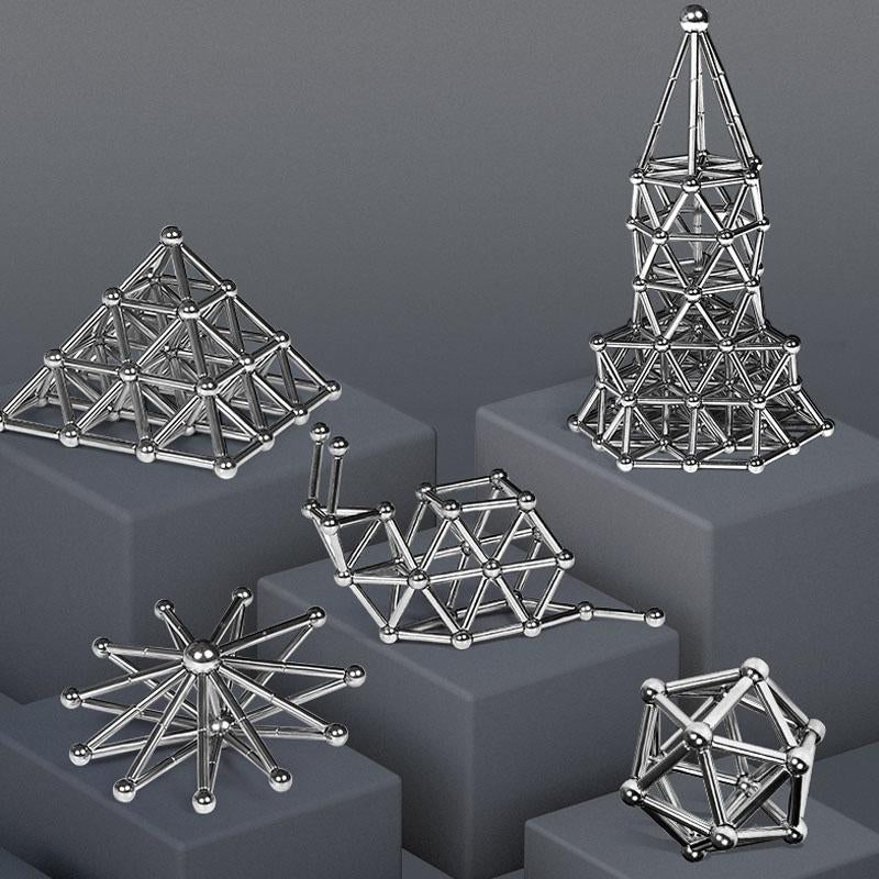 DIY-Set aus Magnetkugeln und -stäben