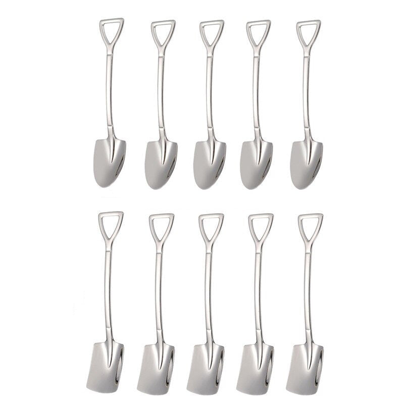 10PCS Kaffeelöffel Schaufel Dessertlöffel Teelöffel Rührlöffel | Brehn