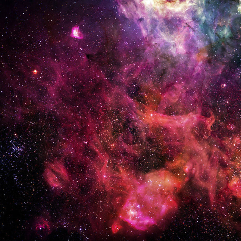 Brehn | Paarse und Rosa Simplicity Wand Vollständige Größe Galaxy Wanddekoration für Decke, Anpassbare Größe Verfügbar