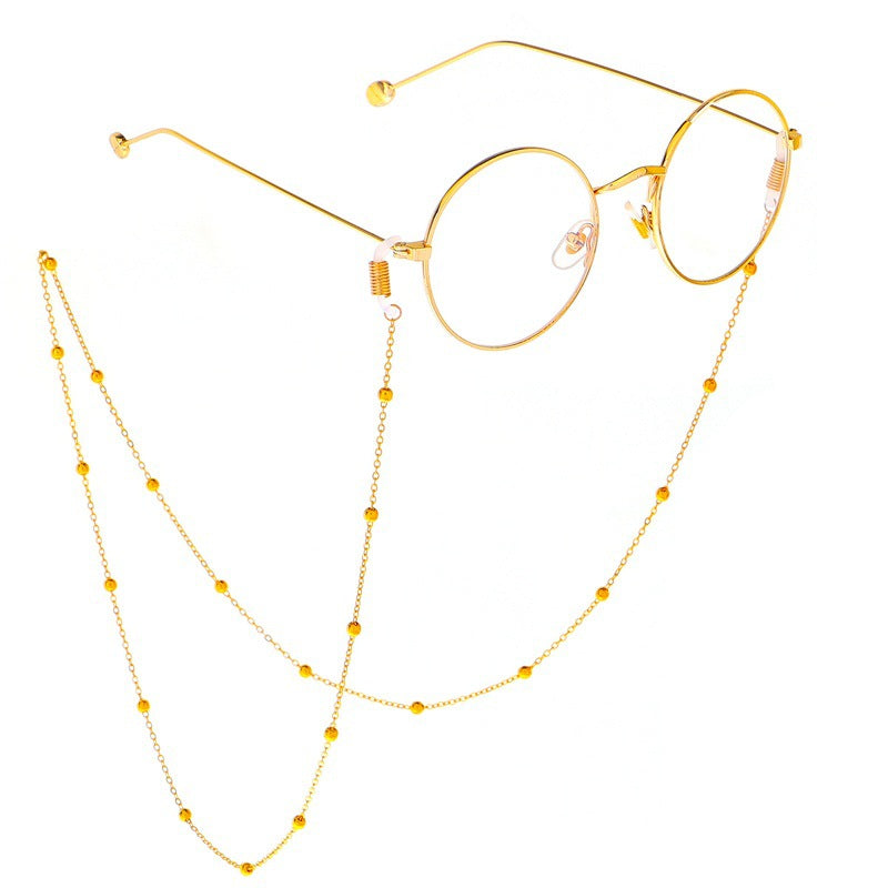Elegante Brillen Kette mit dekorativen Perlen Brehn