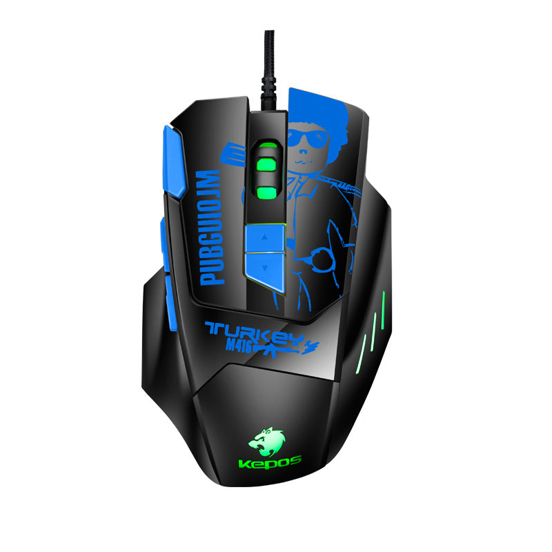 Hochpräzise Gaming-Maus mit einstellbaren DPI-Einstellungen Brehn