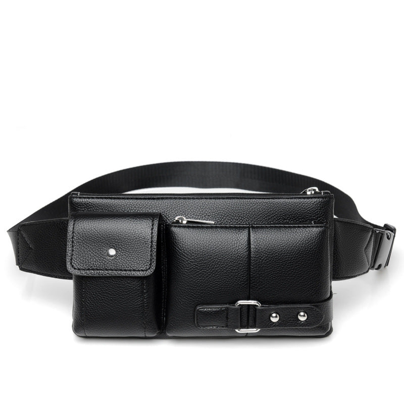 Multifunktionale Leder Taillentasche Brehn