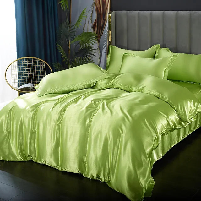 Brehn | Luxuriöses Seiden-Satin-Bettwäsche-Set - SilkElegance