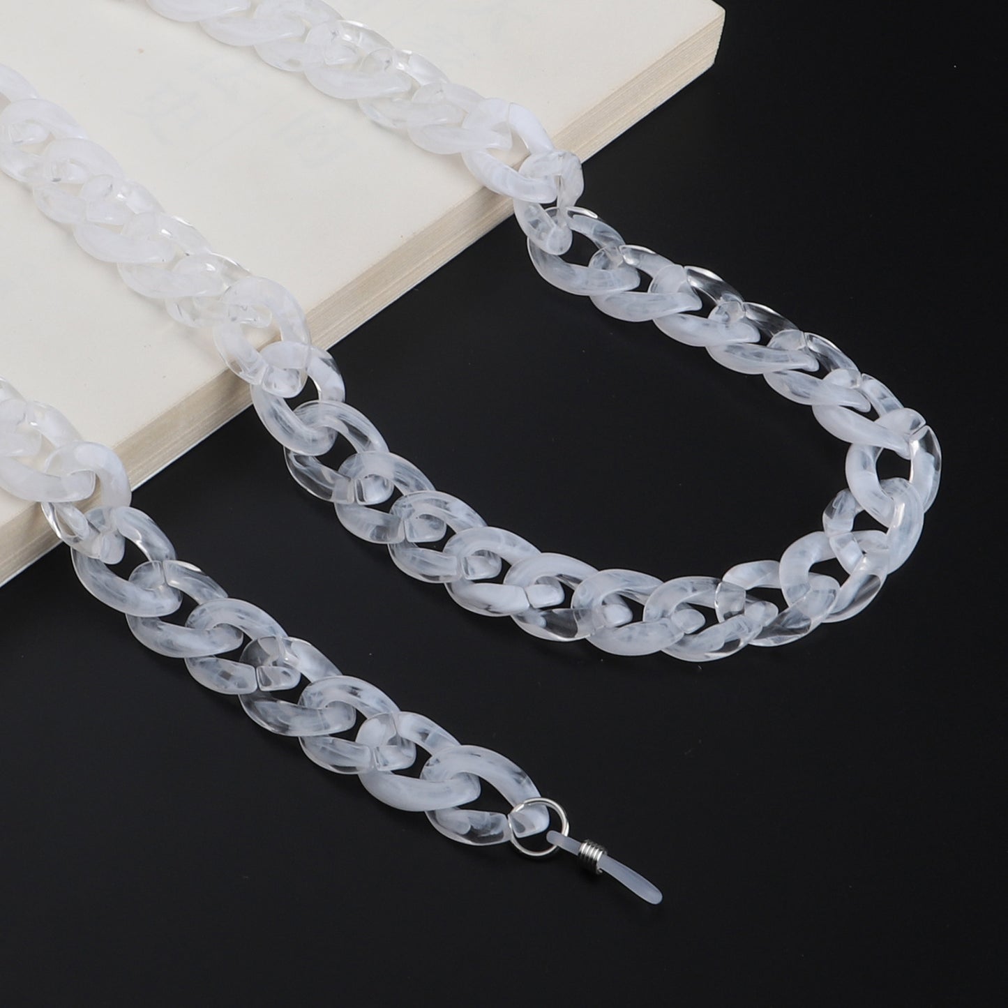 Farbenfrohe Überdimensionale Acryl Brillen Kette Brehn