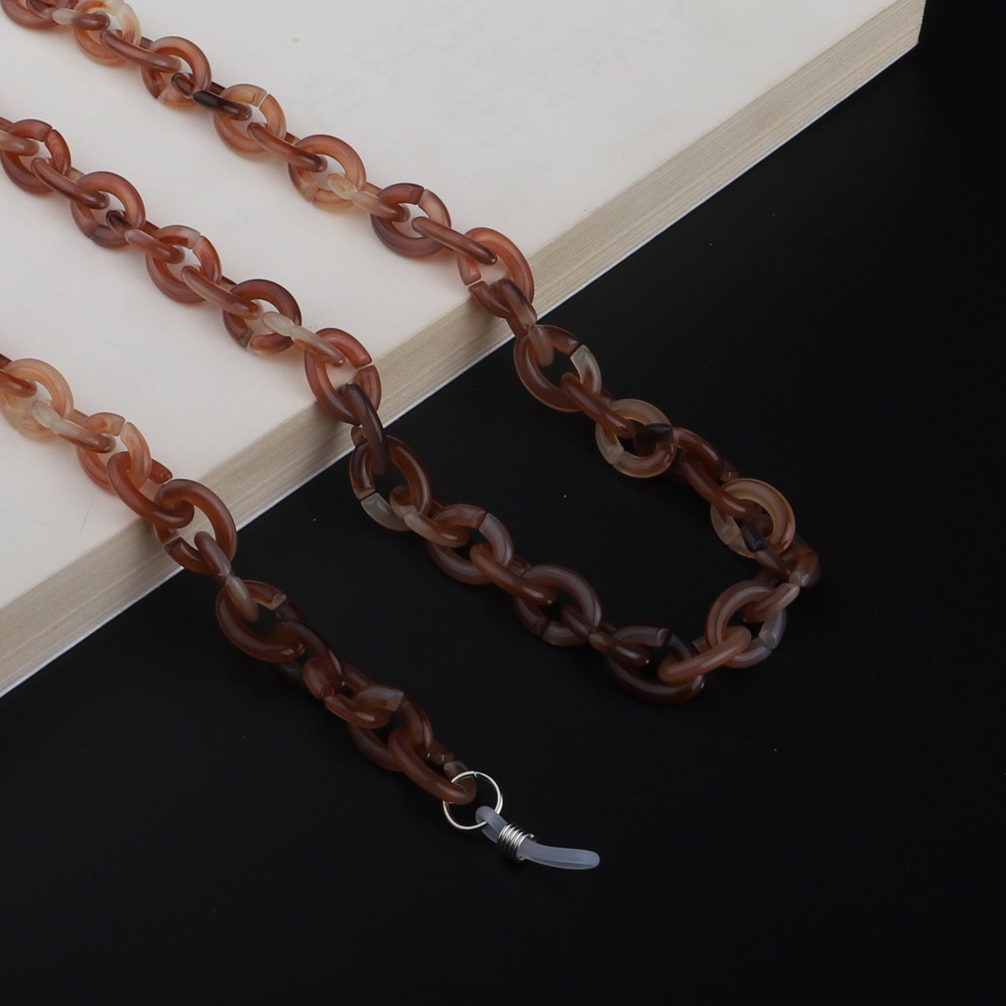 Trendy Chunky Link Brillen Kette Brehn