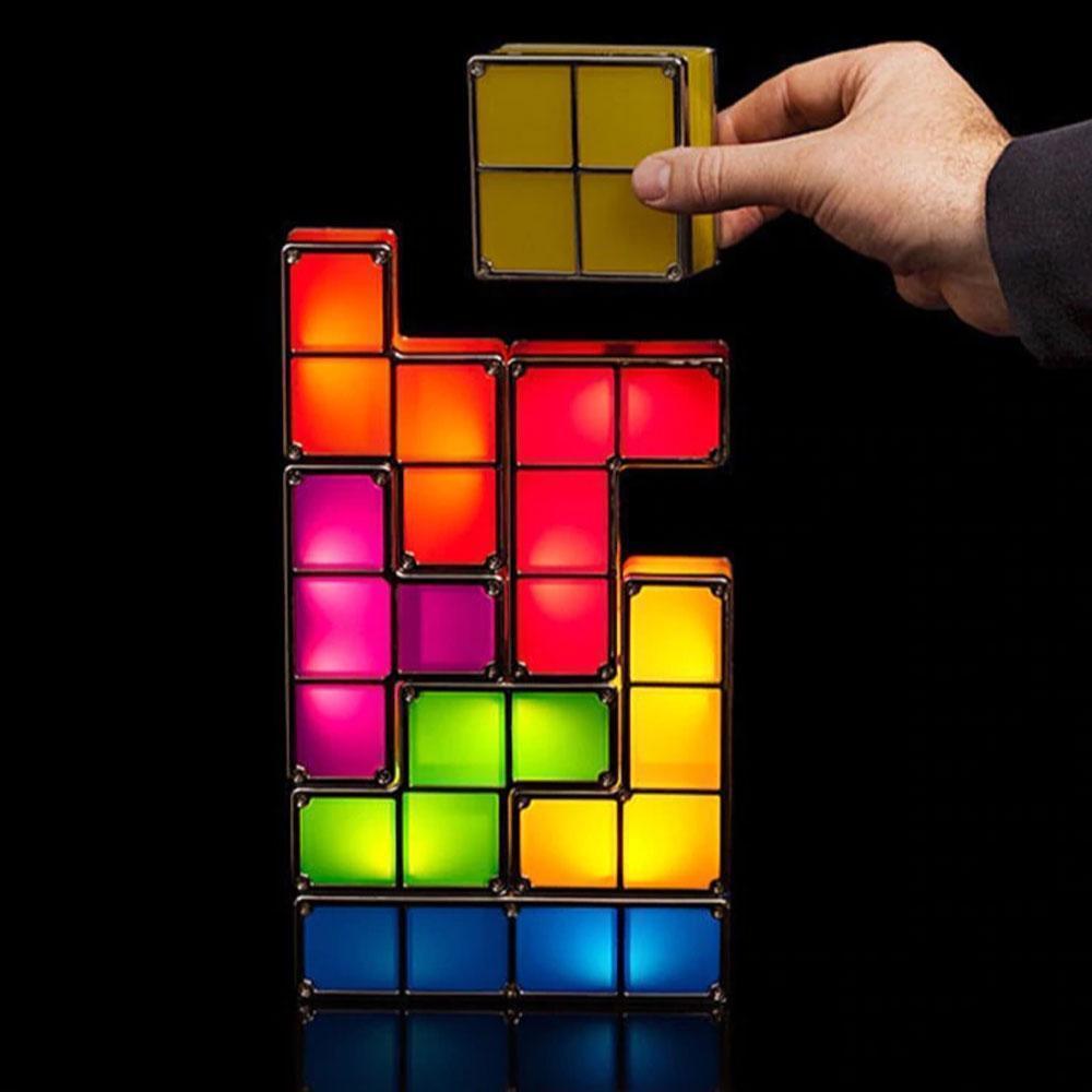 Tetris Stapelbares LED Nachtlicht | Brehn