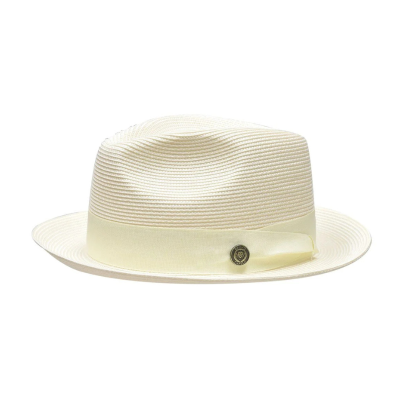 Natürlicher Strohhut Fedora | Brehn