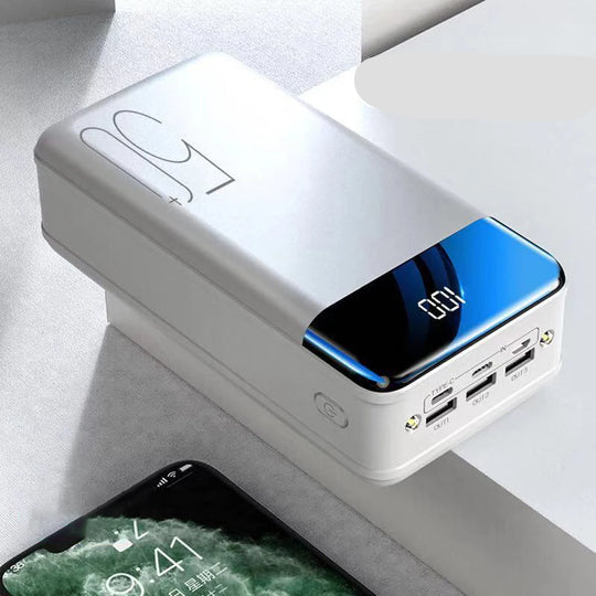 Brehn | Voltaro 50000 mAh Powerbank Schnellladung für Laptop, Tablet, Smartphone Kompakt Leistungsstark