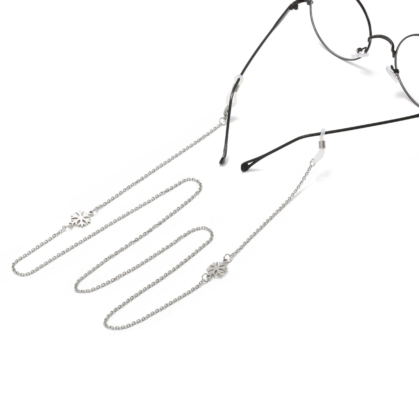 Elegante Edelstahl Brille Kette Brehn
