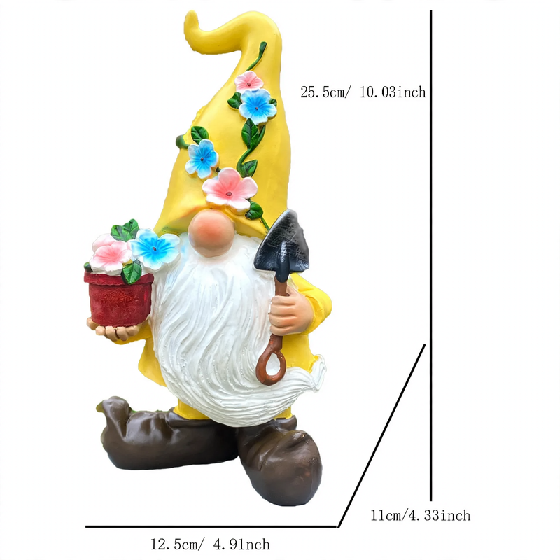 Dekorative Zwergen-Figur im Landhausstil