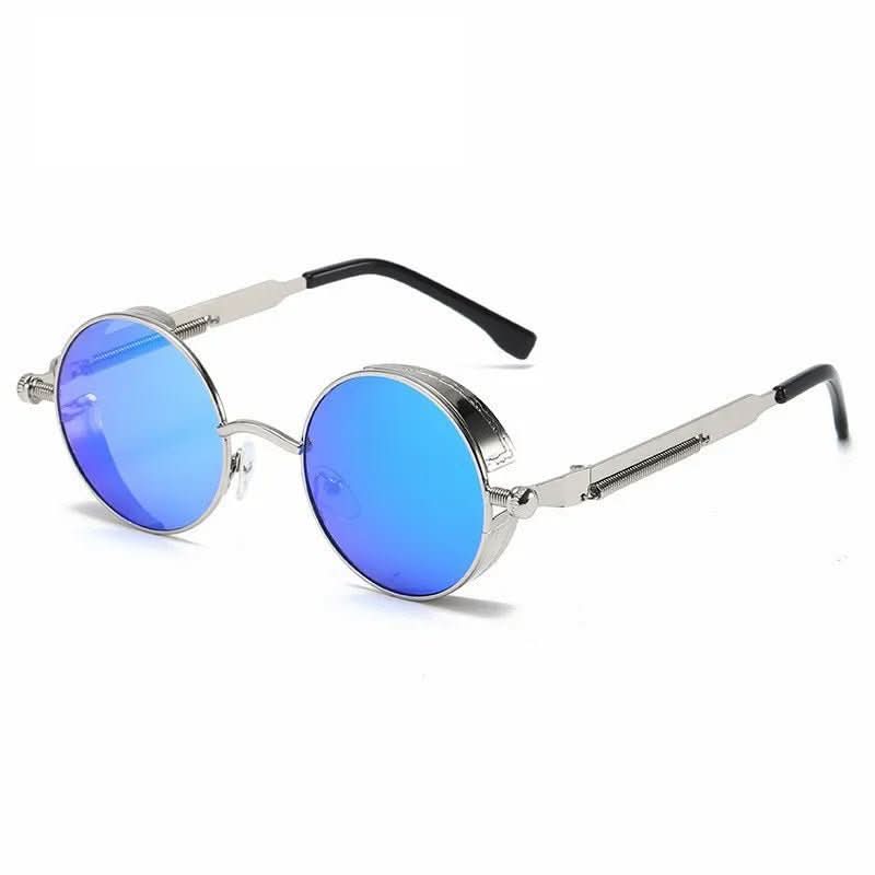 Runde Vintage-Sonnenbrille mit UV400-Schutz und Retro-Design