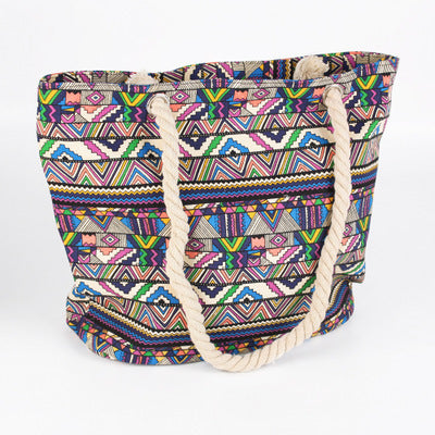Modische Strandtasche mit Robustem Baumwollgewebe Brehn