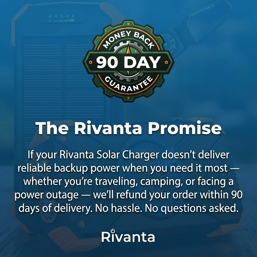 Rivanta Solar-Powerbank Notstrombank IPX4 | Brehn