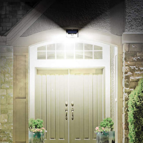 Outdoor Solar Trapez Körper Sensor Wasserdichte LED Patio Wand Sconce Lampe | Brehn