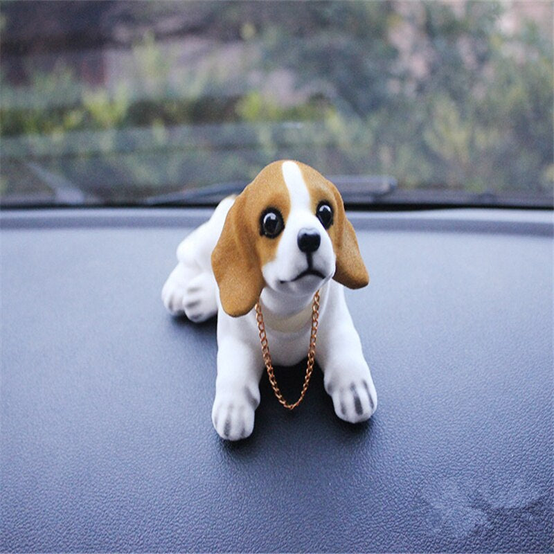 Brehn | Hübsche kopfschüttelnde Hunde Auto Dekor