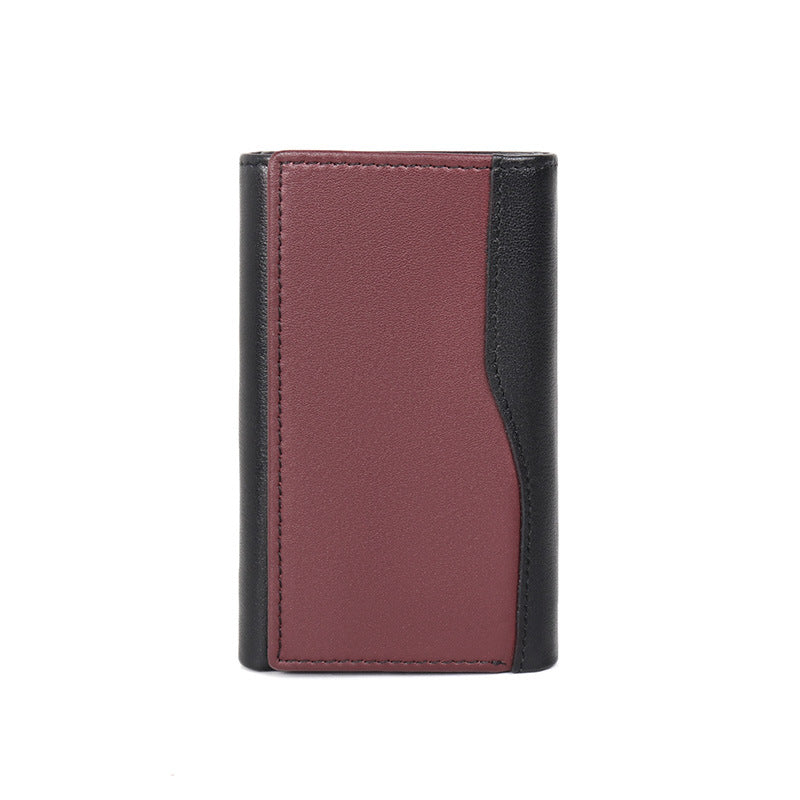 Stylische Leder Geldbeutel Organizer Brehn