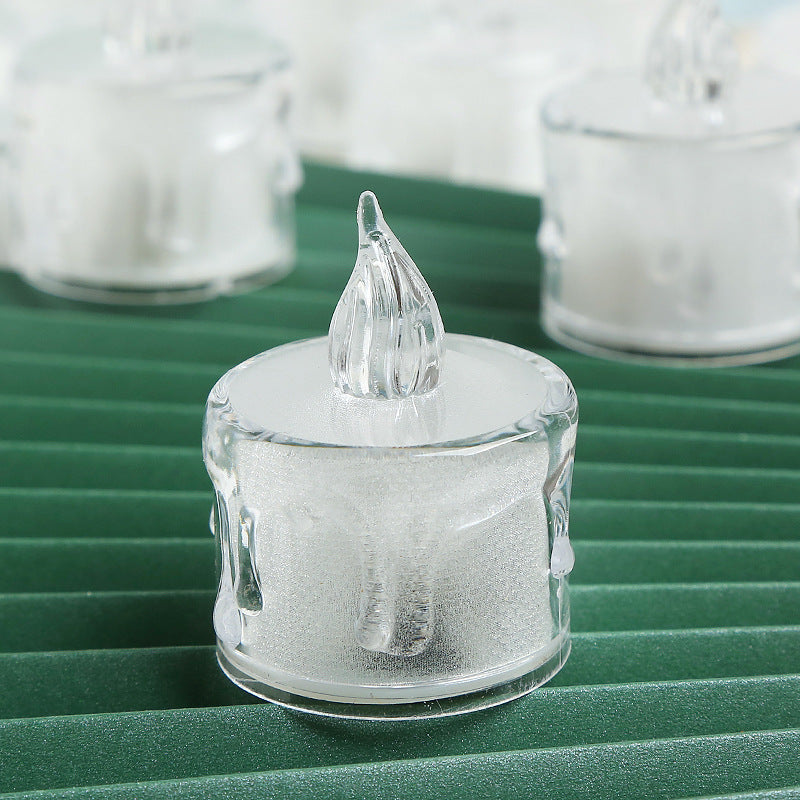 LED-Teelicht, dekorative Kristall-Optik
