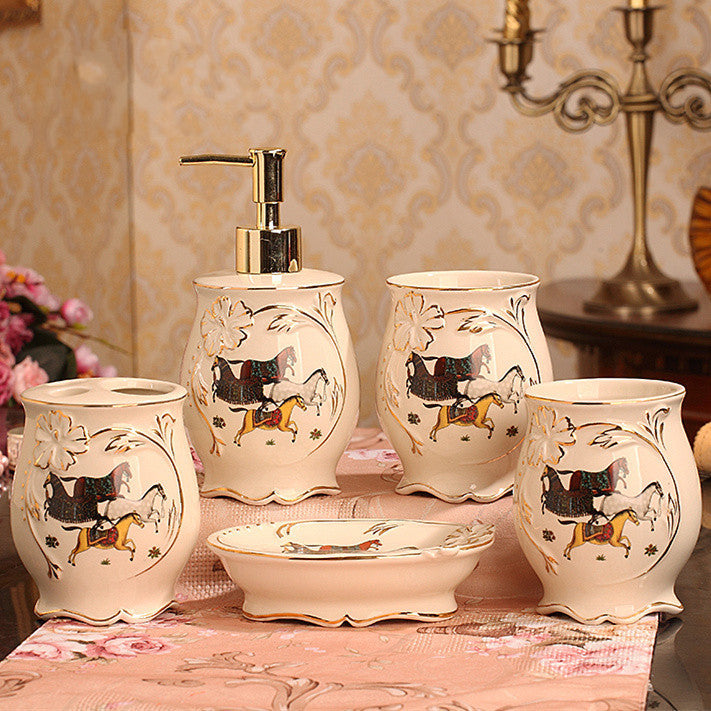 Keramisches-Badezimmer-Set | Brehn