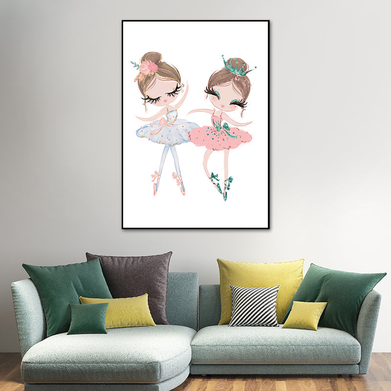 Brehn | Texturiertes Tanzmuster Wandkunst Druck Leinwand Nordischer Wanddekoration für das Wohnzimmer