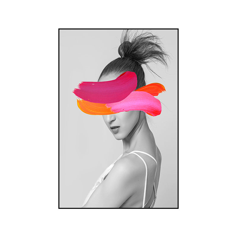 Brehn | Texturiertes Frauenfiguren-Kunstdruck-Canvas Modern Stilvolle Wanddekoration für Zuhause