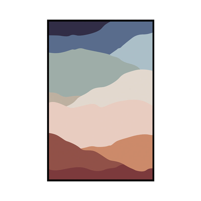 Brehn | Abstraktes Mustertapete Pastellfarbige Leinwandkunst-Drucke Texturiert für Wohnzimmer