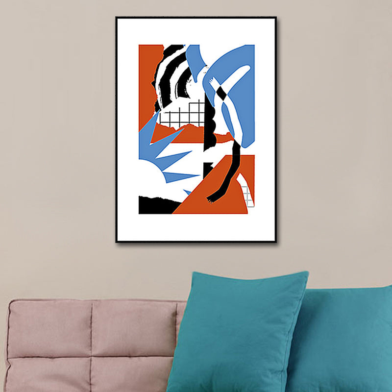 Brehn | Abstrakte Wandkunst Bohemian Texturierte Leinwanddruck für das Wohnzimmer (Mehrere Größenoptionen)
