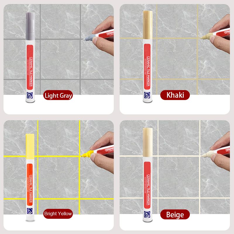 Pousbo Anti-Schimmel und Wasserfester Fugenstift für Keramische Fliesen