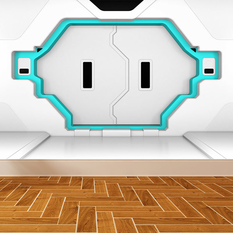 Brehn | Hele Ruimtevaartuig Deur Wanddecoratie Muur Vlekbestendig Futuristische Woonkamer Wandkunst