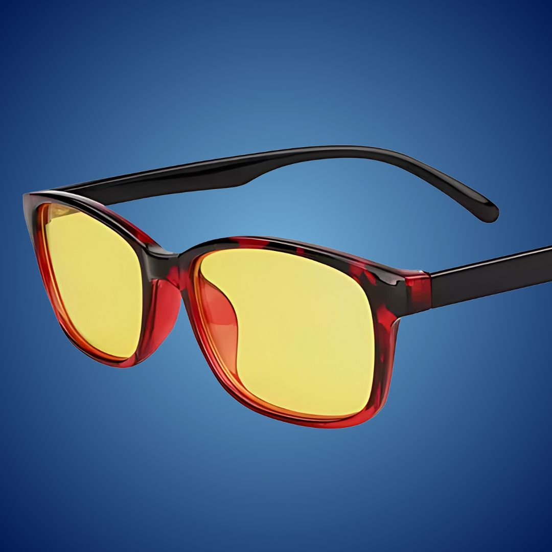 VisionGuard Blaulichtbrille | Augenbelastung Linderung - Schlafverbesserung - Computerbildschirmbrille - Antireflexbeschichtung Brehn