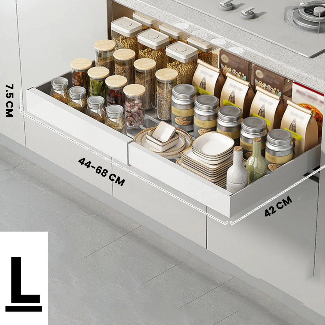 FlexiShelf Pro — Endlich perfekte Ordnung, die dir den Küchenalltag erleichtert | Brehn