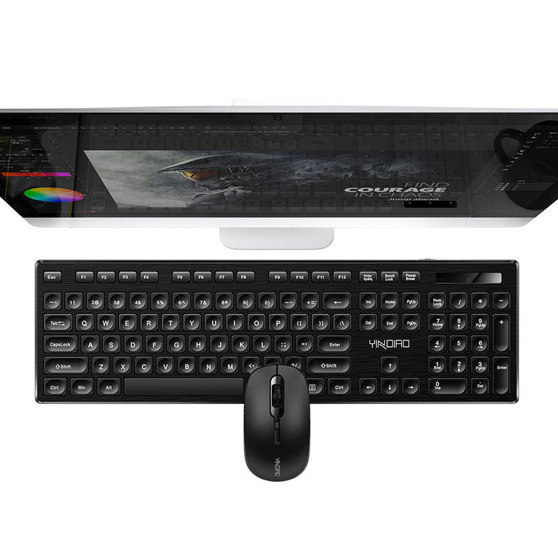 Kabellose Silent Tastatur und Maus Combo Brehn
