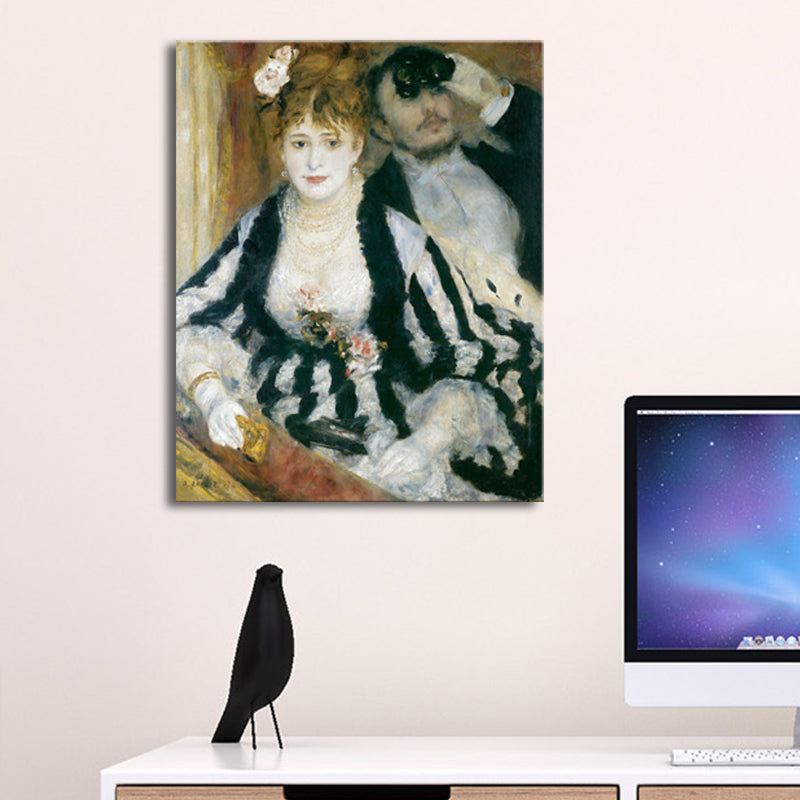 Brehn | Schwarzes Paar Gemälde Impressionismus Stil Texturierte Wandkunst Dekor für Mädchenzimmer